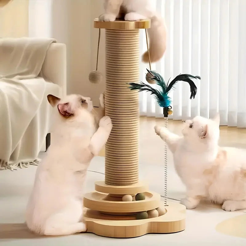 Durable Non Shedding Cat Claw Post With Scratching Ball