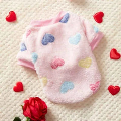 Soft Flannel Dog Vest Puppy Autumn Winter Warm Fleece Jacket