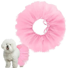 Elegant Silk Tutu Skirt For Dogs Puppies Ballerina Holiday Costume