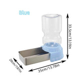 BOOTEELY Pet Water Dispenser 4L Gravity Set Automatic Water Dispenser for Dogs Cats Pets Animals Large Capaci