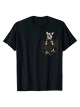 Funny Australian Cattle Pocket Tee For Cattle Dog Lovers