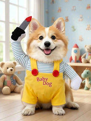 Halloween Pet Costume With Cap For Cats And Dogs