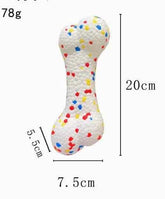 Bite Resistant Solid Dog Ball Toy High Elasticity Interactive Play