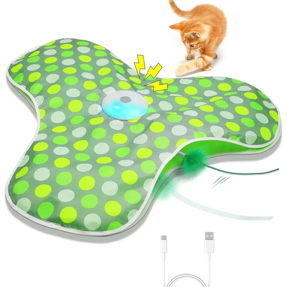 Smart Interactive Hide And Seek Cat Toy With Squeaky Mouse