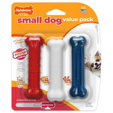 Durable Long-Lasting Small Dog Chew Toys for Aggressive Chewers Puppy Teething Toys Value Pack Tough Interactive Dental Treats for Tiny Dogs Puppies Under 15 lbs X-Small Breed Teething Relief Rubber Bones for Puppy Teeth