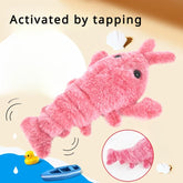 Cat Toys Electric Lobster USB Rechargeable Jumping Plush Toy