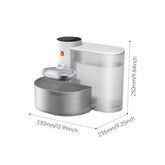 Booteely Stainless Steel Pet Water Dispenser Automatic Purifying Bowl