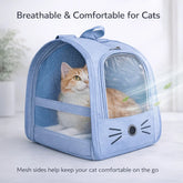 Breathable Foldable Cat Carrier Backpack For Safe Travel
