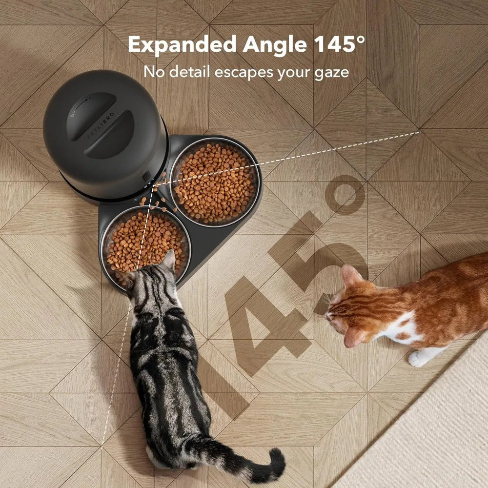 Automatic Cat Feeder With Camera And Two-Way Audio System