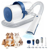 JHK 2.5L Professional Pet Grooming Vacuum Kit 3 Suction Modes and 5 Groomer Tools with Cordless Low Noise Dog Clippers for Cats