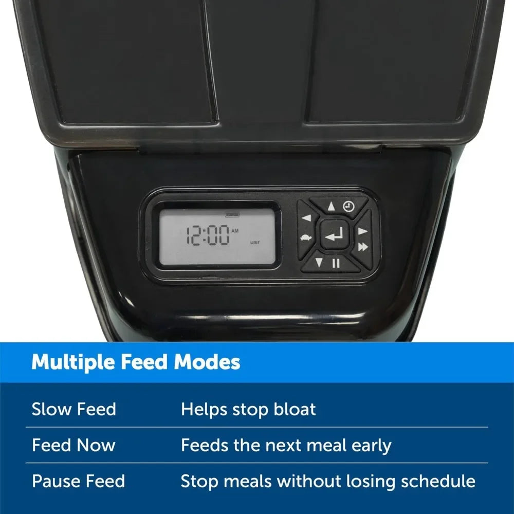 Automatic Cat Feeder - Pet Simply Feed - Automatic Pet Feeder for Cats Dogs - Timed Pet Feeder with Programmable Portion Control