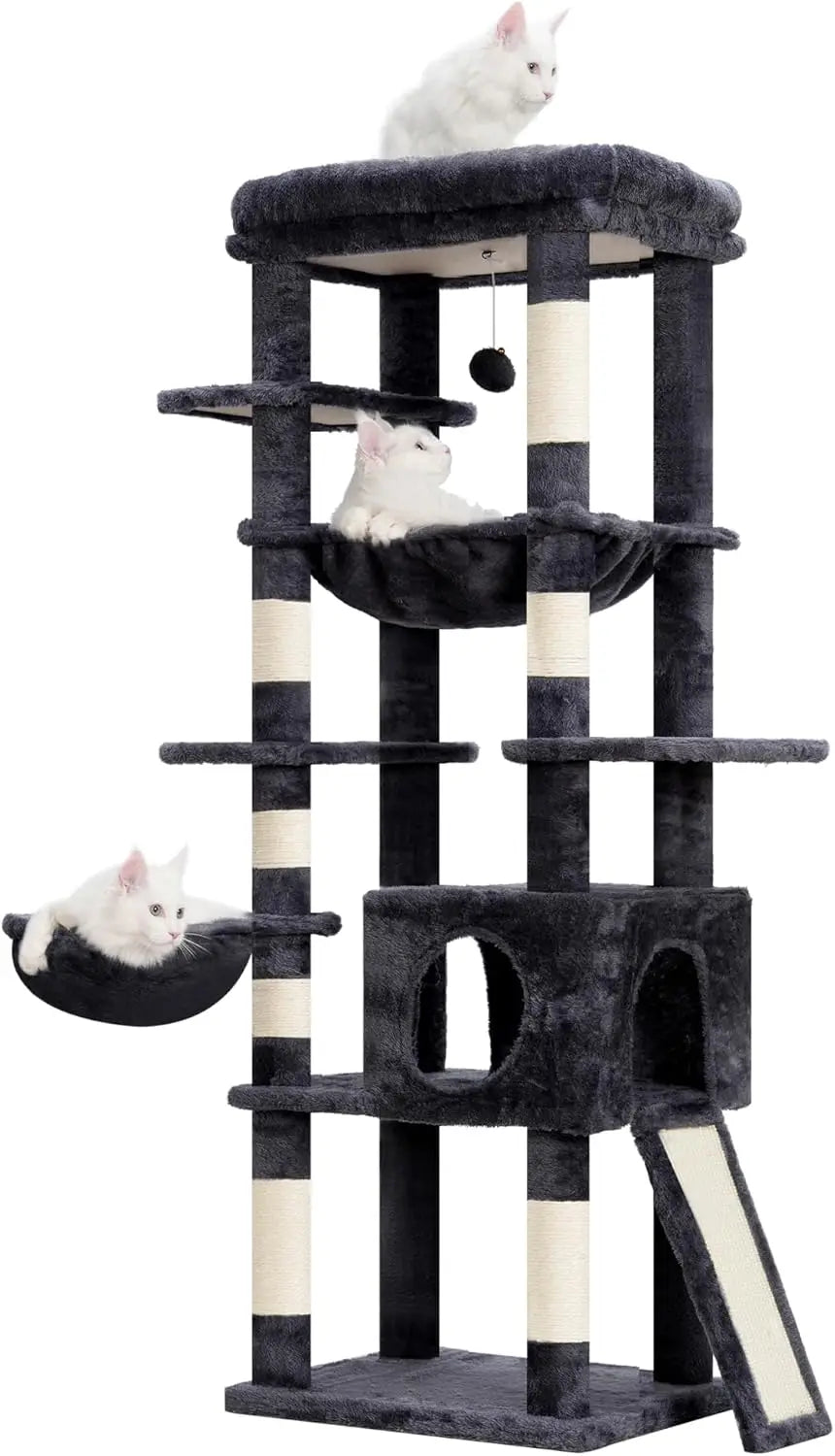 Pet Harmony Supplies Cat Tree Tower With Condo And Sisal