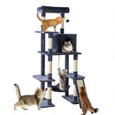 JHK Cat Tree Multi Cat Climbing Tower For Indoor Cats