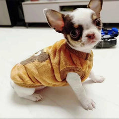 Luxurious Winter Warm Fleece Chihuahua Sweater For Small Dogs