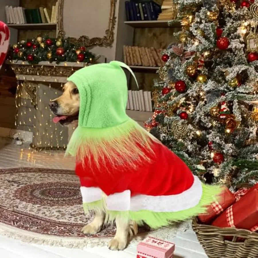 High-concerned Chemical Dog Christmas Hoodie Costume For Pets