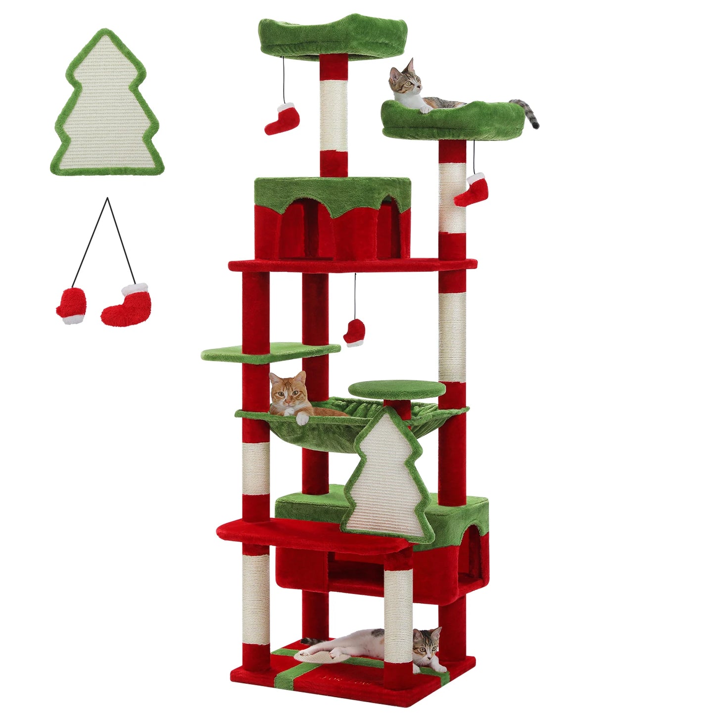 PAWZ Road Cat Tree And Tower For Cats With Sisal Posts