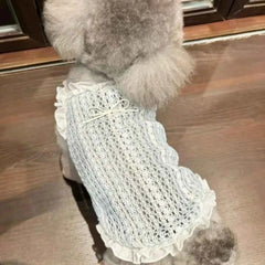Summer Cooling Soft Lace Sleeveless Vest Dog Cat Clothes Accessories