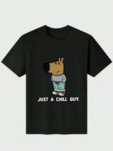 Pet Harmony Supplies Chill Guy Meme Tee With Dog Graphic