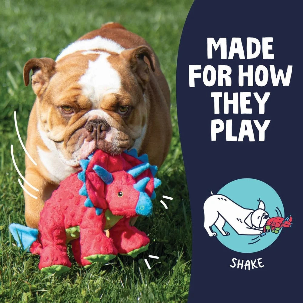 XMSJH IndestructibleUltraDurable Squeaky Plush Dog Toy With Guard ChewGuard Technology