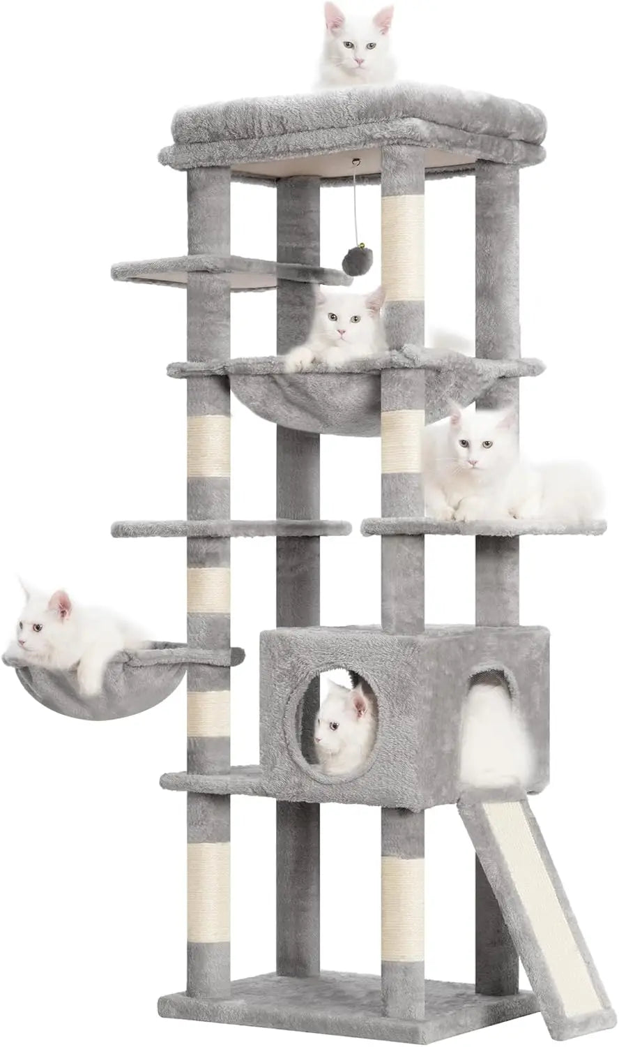 Pet Harmony Supplies Cat Tree Tower With Condo And Sisal