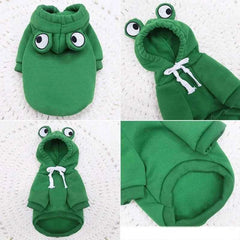 WANGMEOW Cute Fruit Dog Clothes Warm Fleece Hoodies For Small Pets