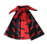 Halloween Reversible Bat Pet Vampire Cape Costume Outfit For Cats