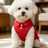 Breathable Summer Pet Polo Shirt Puppy Cat Clothing Skin Friendly