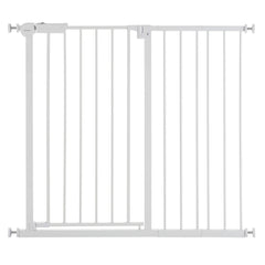 SucceBuy Baby Gate 28/30/36 Inches High Dog Gate Easy Step Walk Thru Child Pet Security Pressure Mount Kit Wall Cups Doorways