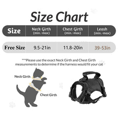 Tactical Puppy Harness Leash Set For Small Dogs Adjustable Cat Harnesses Vest For Training Walking Military Cats Dog Accessories