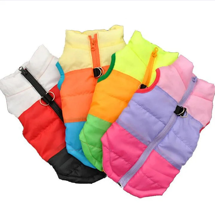 Dog Clothes Winter Camo Skull Butterfly Leopard Vest Coat Warm Pet Hoodie Jacket for Small Medium Dogs Fashion Puppy Outfit