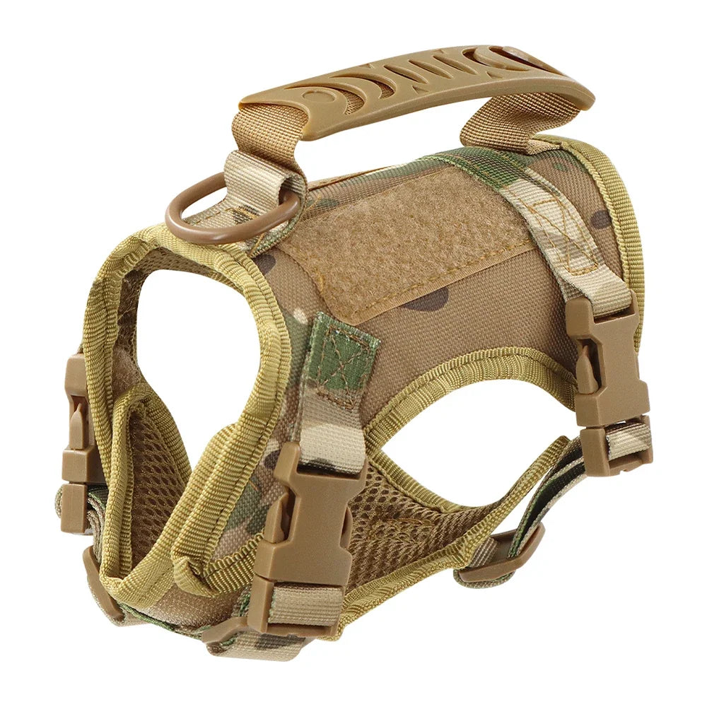 Tactical Escape Proof Adjustable Mesh Pet Harness Handle