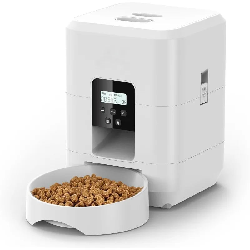 Smart Pet Feeder Automatic 2L Cat Feeder Dog Slow Food Machine with Time Quantitative Automatic Cat Food Dispenser Cat Dog Bowl