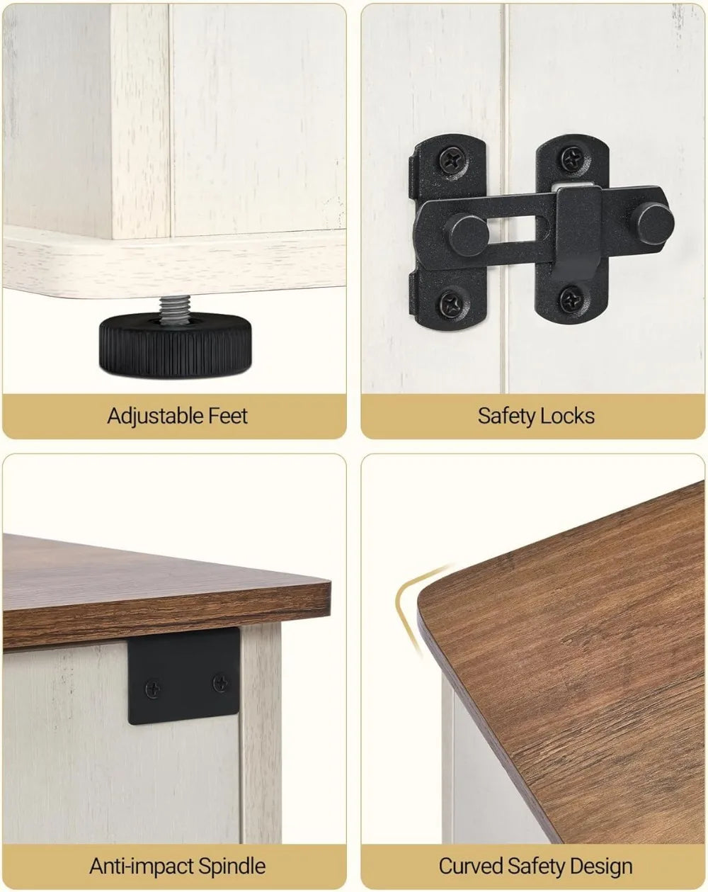 Heavy Duty Indoor Dog Kennel Furniture with TV Stand