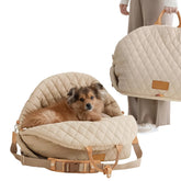 3 In 1 Dog Car Booster Seat Travel Pet Bed Carrier