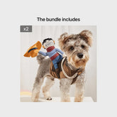 Halloween Pet Dog Costume Funny Cowboy Knight Riding Outfit