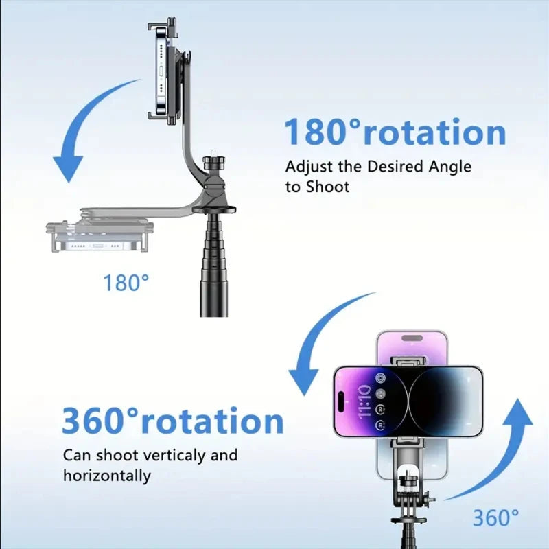 WO C01 Telescopic Selfie Stick Tripod For Smartphones
