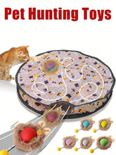 Cat Hunting Toy Set, Electric Cat Ball Toy With Lighting, Chasing & Hunting Pet Toy, USB Rechargeable, Kitten & Pet Supplies