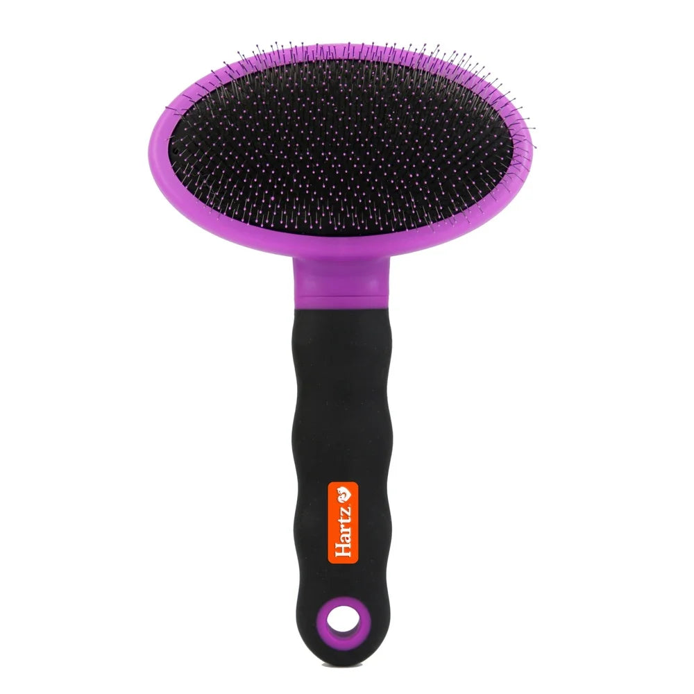 Slicker Brush Large Dogs Ergonomic Design Detangles Removes Mats Gently Grabs Loose Hair Distributes Natural Oils Essential