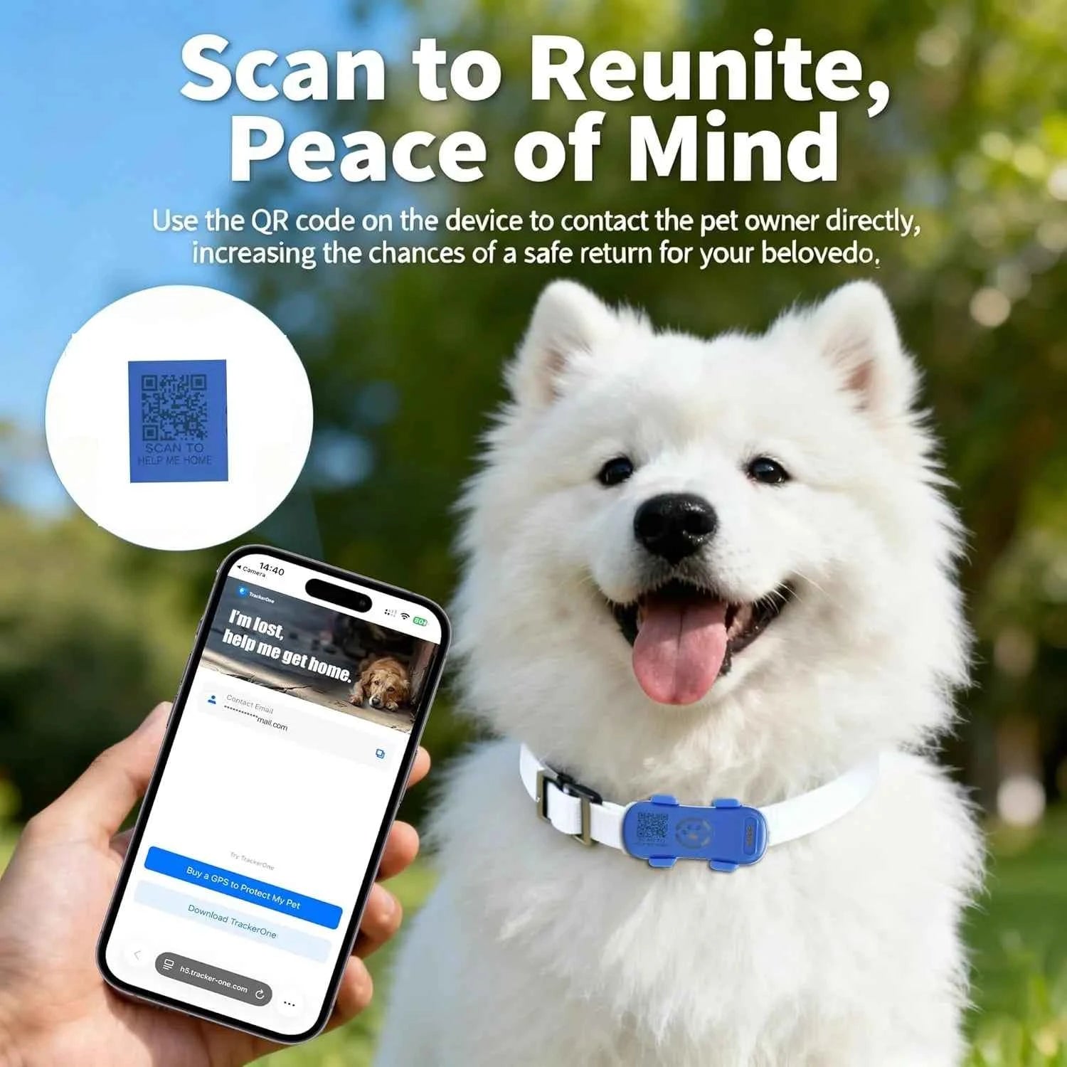 4G GPS Tracker for Dogs Cats, Real-time Pet Locator with Light Sound Alarm, US Seller, IP67 Waterproof, Safe Zone, with App Subscription, US Stock