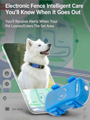 4G GPS Tracker for Dogs Cats, Real-time Pet Locator with Light Sound Alarm, US Seller, IP67 Waterproof, Safe Zone, with App Subscription, US Stock