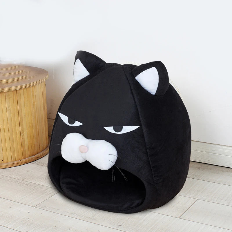 Zhejiang Foldable Cat House With Cushion Plush Pet Nest
