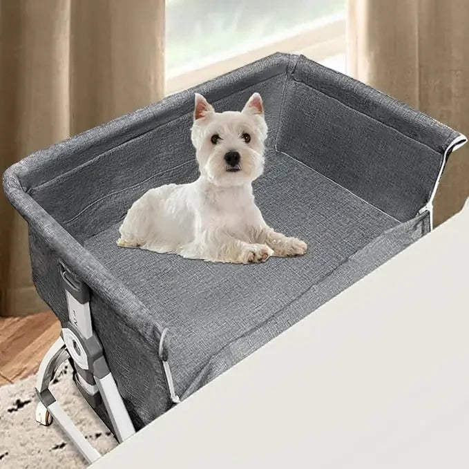 XMSJ Customizable Dog Bunk Bed Adjustable Height for Pets