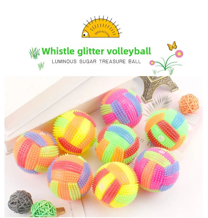 Glowing LED Dog Ball Toy for Cats and Small Dogs