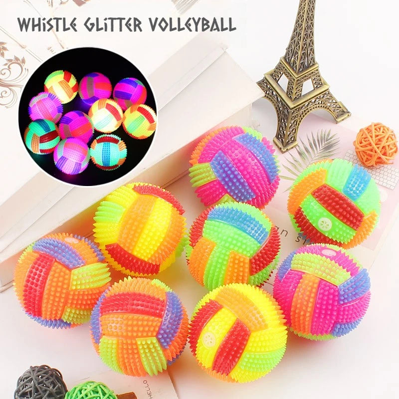 Glowing LED Dog Ball Toy for Cats and Small Dogs