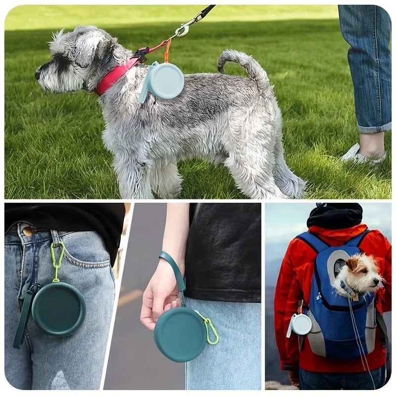 Silicone Dog Treat Training Pouch For Outdoor Training