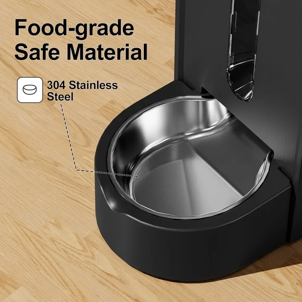 Automatic Gravity Pet Feeder and Water Dispenser Set