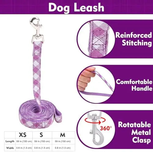 YTYIN Dog Harness Set With Adjustable Collar And Leash
