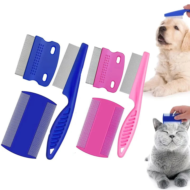 YTYIN Flea Comb Cat Grooming Set 3 Pieces For Cats