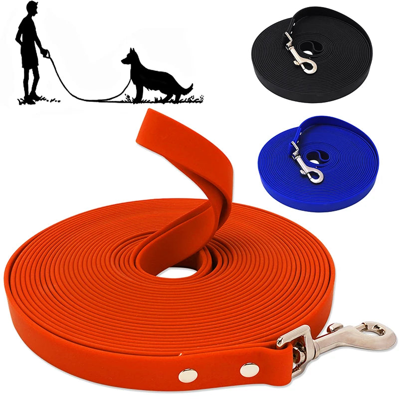 Livepetsme Waterproof Dog Leash PVC Easy Clean Walking Lead