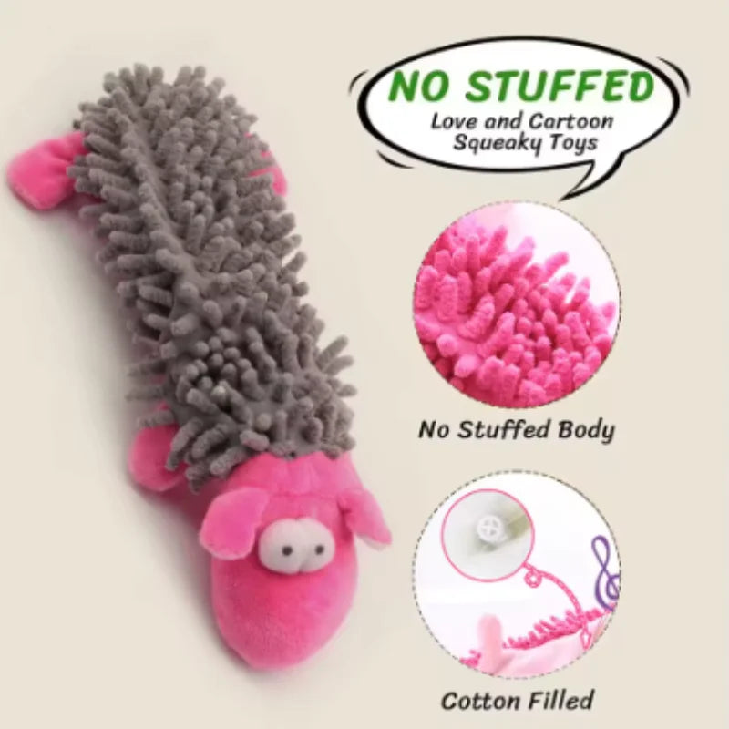Durable Plush Dog Toy For Small Breeds Squeaky Chew Toy